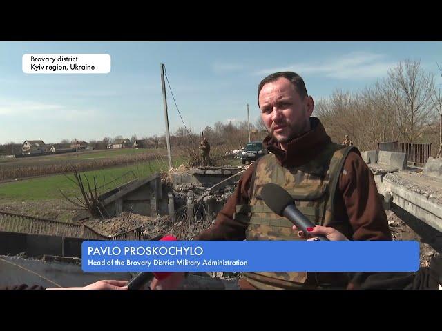 Consequences of Russian occupation in Brovary district of Kyiv region