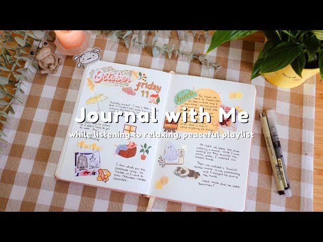 Relaxing Journal With Me ️ | Peaceful Music for Mindful Journaling