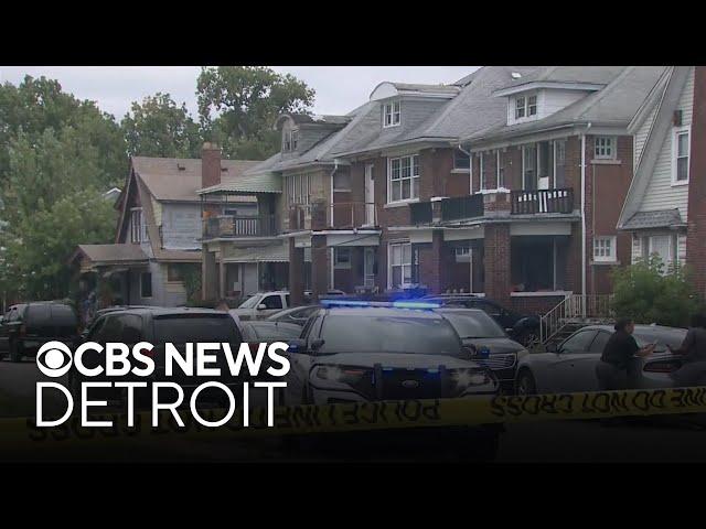 New video shows moments before Detroit police officer was shot by suspect