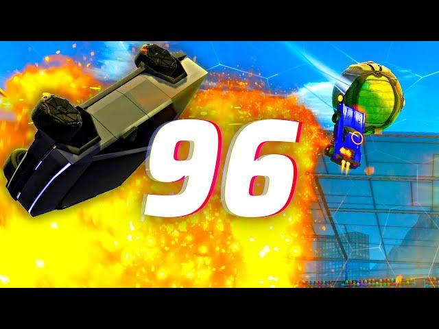 ROCKET LEAGUE INSANITY 96 ! (BEST ROCKET LEAGUE FREESTYLES)