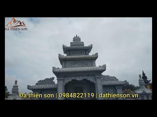 Thi công mẫu lăng mộ đá xanh đẹp nhất tại Nghệ An chuẩn phong thủy
