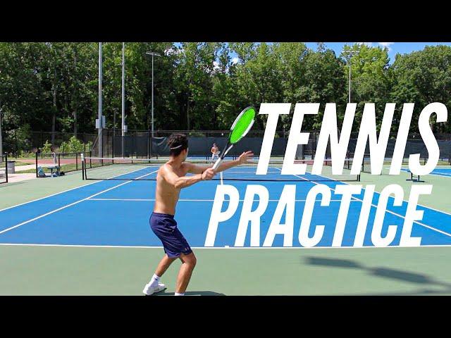 Tennis Practice: Summer Vlog #2