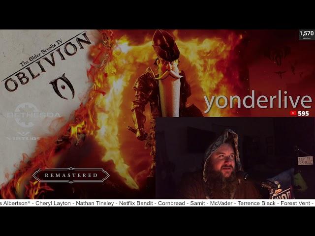 UNBELIEVABLE MAIN QUEST FINALE!! BOTH BATTLES!! YonderLive #375 - Oblivion "Remastered"- Part 24