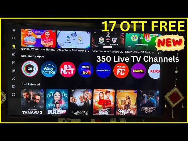 17 OTT and 350+ Live TV Channels Free Here - Check Now ! || Vi Movies & TV (legal ways)