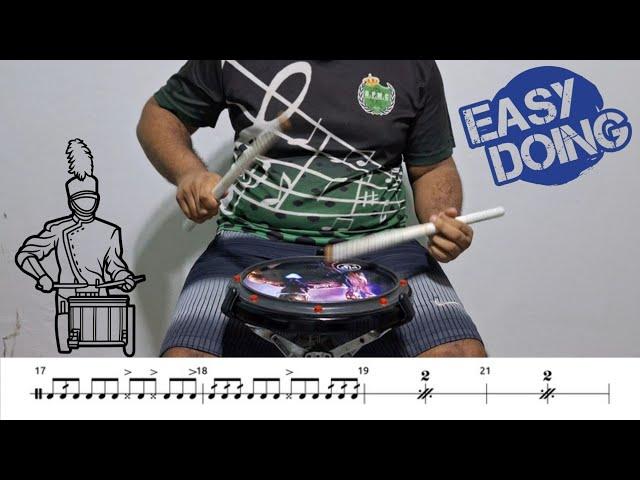 EASY DOING - Street Cadence | Snare Drum Cover: Jonas Luiz