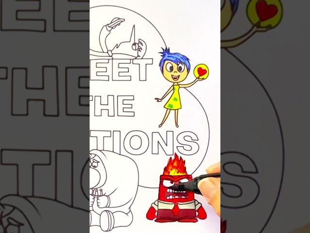 Emotions Inside Out 2 #insideout2 #coloringpages