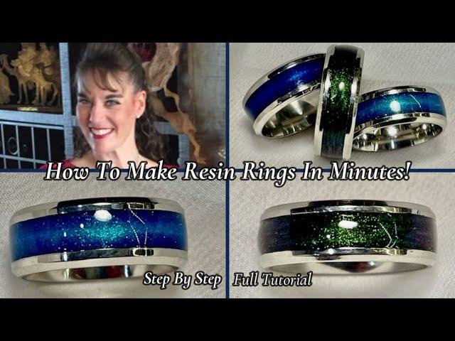 #196 UV Resin Rings! Full Tutorial Step By Step