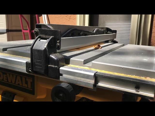 Dewalt table saw DW745 review