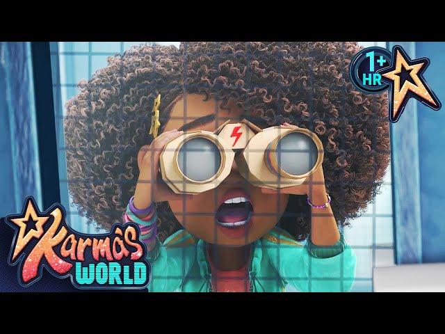 Secret Agents!? | The Showdown at Karma's World | 9 Story Fun