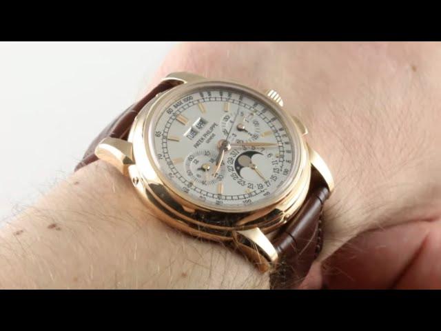 Patek Philippe 5970R-001 Perpetual Calendar Chronograph Luxury Watch Review