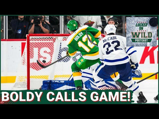 POSTCAST: MATT BOLDY SCORES IN OT AS WILD STUN MAPLE LEAFS 2-1 IN OT!