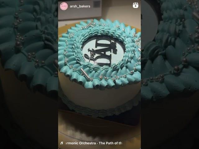 Best dad ever theme cake/Father’s day cake ideas/packing Father’s Day cake#fathersdaycake #cakebake