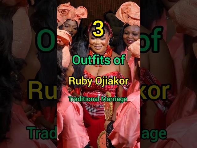 3 Outfits Of Ruby Ojiakor Traditional Marriage