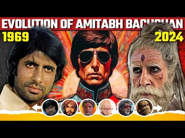 Evolution of Amitabh Bachchan (1969-2024) • From "Anand" to "Kalki" | 55 Years of BIG B