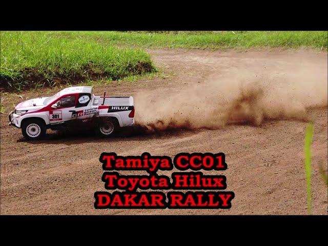 Tamiya CC01 Toyota Hilux Dakar Rally #tamiya