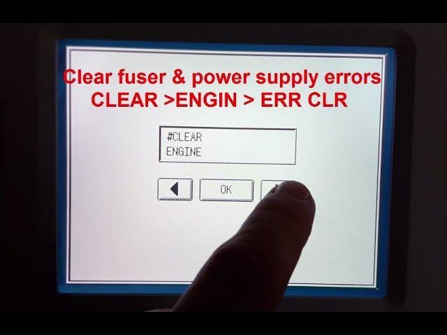 Canon IR2520/2525/2530 Service Menu, Clear Errors, Factory Reset Canon ir2520. Error E000