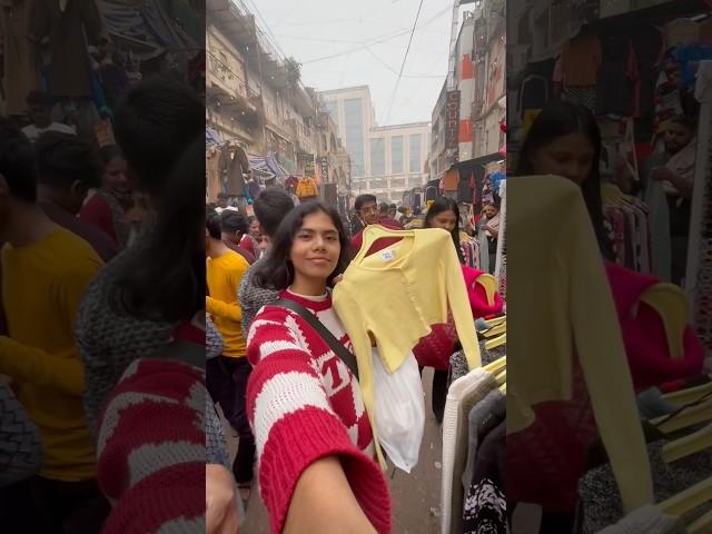 Sarojini Nagar Winter Shopping With Mom! ️️ #minivlog #shorts #sarojininagar #shopping #upsc