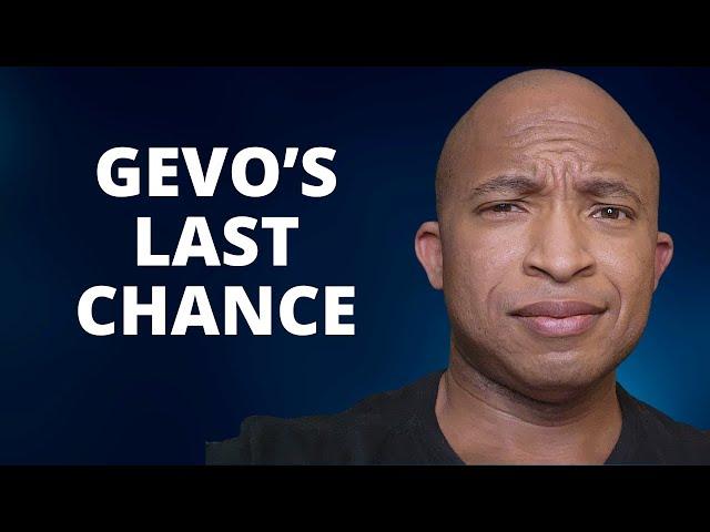 Gevo's LAST Chance (seriously) -- Gevo Stock Update August 2024