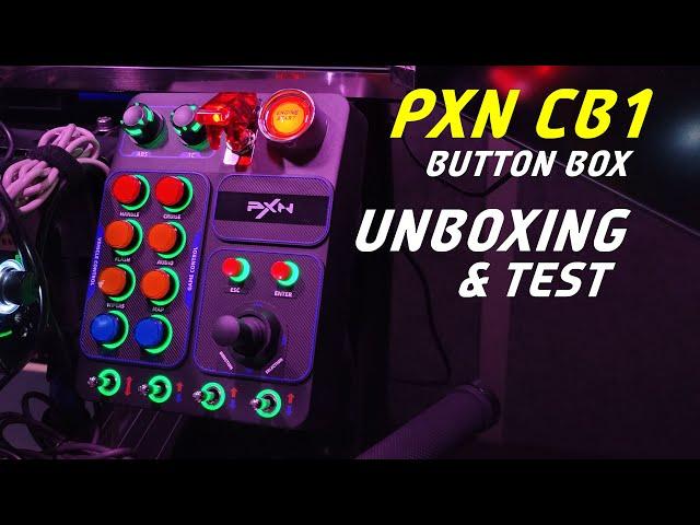 PXN CB1 Button Box Unboxing & Test (for Sim Racing)