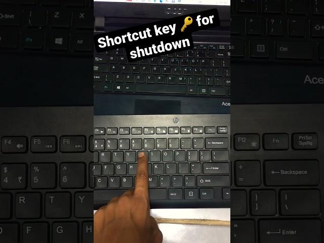 Laptop shutdown shortcut key  || how to pawer off #viral #pc #shorts