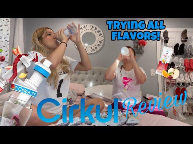 TIKTOK CIRKUL FLAVORED WATER BOTTLE REVIEW  0 Cal! 0 Sugar!