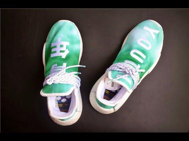 PHARRELL X NMD HU TRAIL 'YOUTH' CHINA EXCLUSIVE GREEN from www.goodsneaker.club