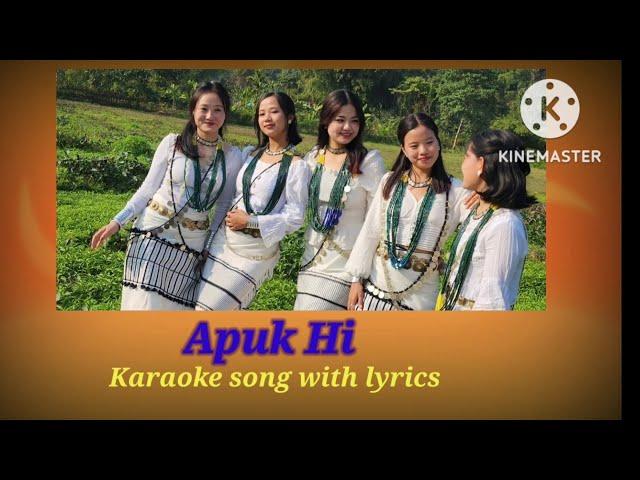 Karaoke| Apuk hi (Mopin Song)|Marjum Pakam