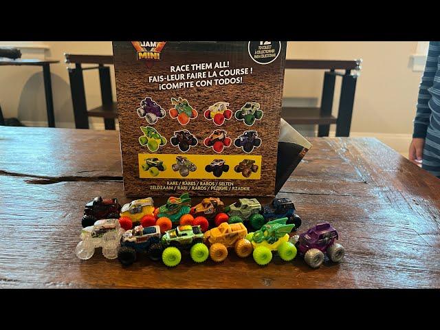 NEW! Monster Jam Monster Truck Mini Series 15 Spin Masters full set with Codes!