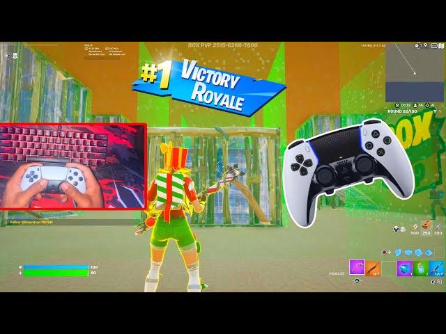 PS5 PRO DualSense Controller ASMR  Fortnite Box PVP HandCam  4K 120FPS