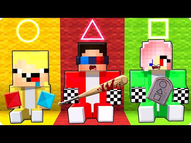 🟥 SQUID GAME 2 BUT EVERYONE HAS A DIFFERENT COLOR IN MINECRAFT!