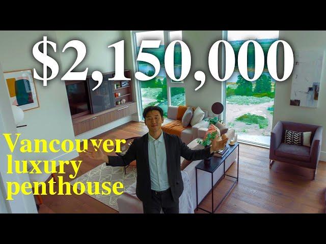 Inside a $2,150,000 Vancouver Luxury Penthouse with Amazing Panoramic Views!