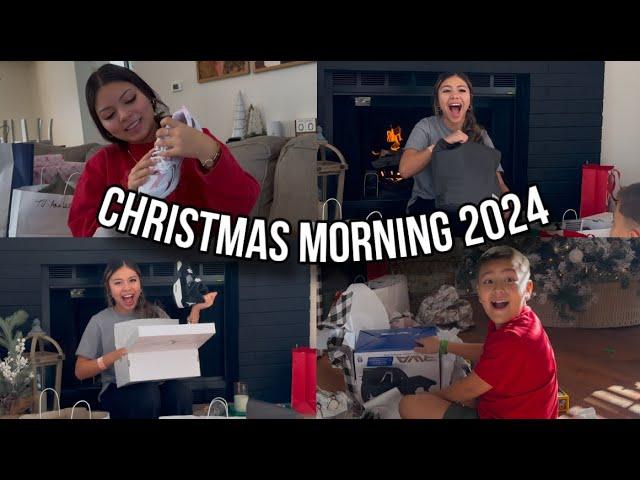 CHRISTMAS MORNING OPENING PRESENTS 2024