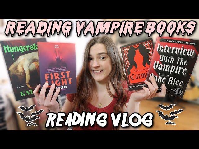 reading anticipated vampire books ‍️️🩸 [reading vlog where I read classics and new releases]