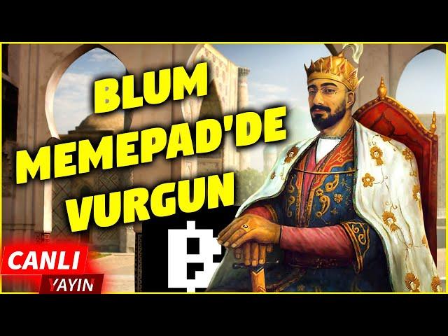 Canlı  Blum Memepad de Vurgun Çalışmaları | Günlük İşlemler | Kripto Analiz