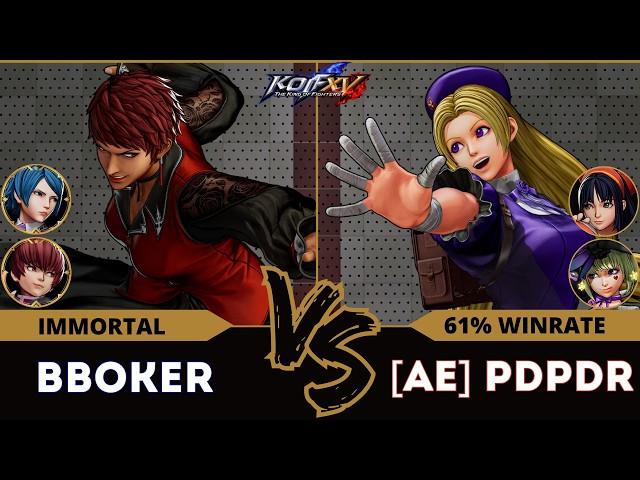 KOF XVBBOKER (Elisabeth/Vice/O.Chris) vs A.E PDPDR (Nakoruru/Hinako/Sylvie)Replay Match - 12/24