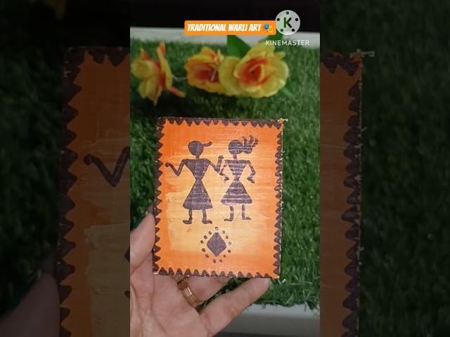 #minivlog#Tribal art#Tribal painting of India #Warli Art #shorts #shortvideo #warlidrawing