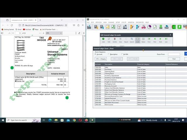 Computerized Financial Systems 2023 Question Paper( ADDITIONAL PARAMETER SETUP)