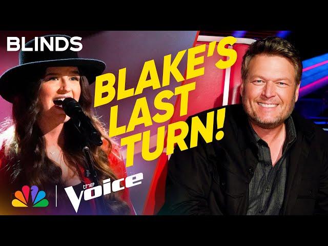 Teenager Grace West Performs Pam Tillis' "Maybe It Was Memphis" | The Voice Blind Auditions | NBC