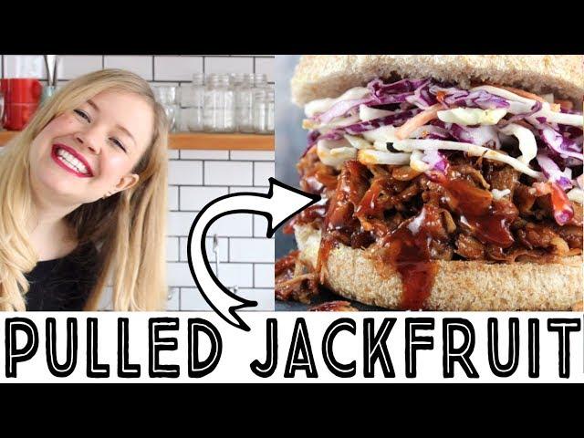 Pulled Jackfruit Recipe - 6 Ingredient BBQ Jackfruit Sandwich