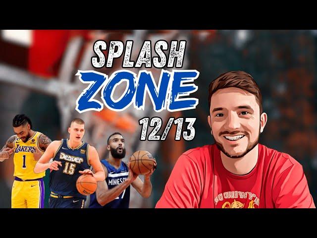 Friday's Best NBA Player Prop Picks Today [12/13/24] | The Splash Zone