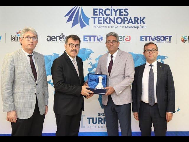 TÜBİTAK Başkanı Prof  Dr  Hasan Mandal’dan Erciyes Teknopark’a Ziyaret