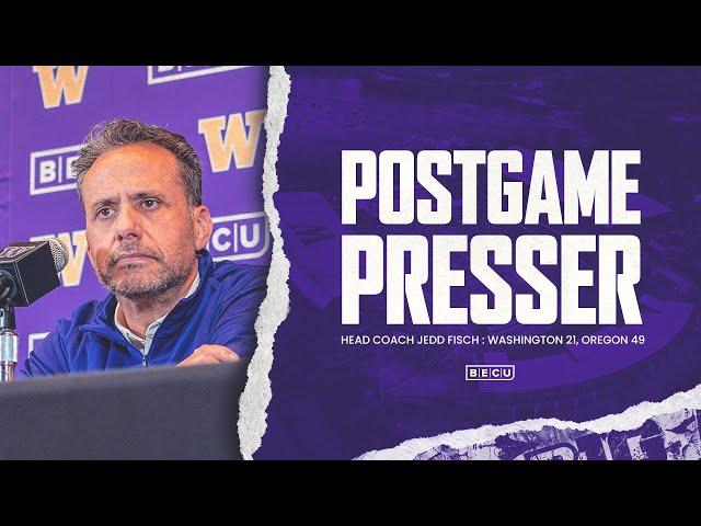 Head Coach Jedd Fisch Postgame Press Conference: Oregon