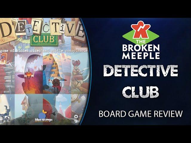 Detective Club Review - The Broken Meeple