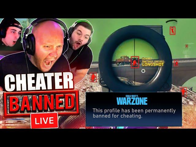 WE GOT A HACKER BANNED *LIVE* ON WARZONE!