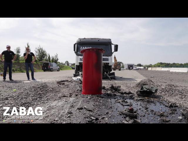 ZABAG Security Engineering GmbH - Bollard-Crashtest