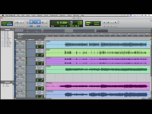 Mixing Templates In Pro Tools - TheRecordingRevolution.com