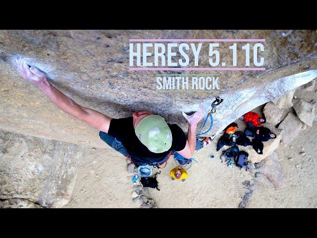 Heresy 5.11C - Smith Rock, Oregon