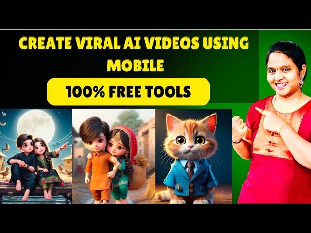 How to create Viral AI videos using Mobile in Telugu| Create AI videos using free Tools|#ai #aivideo