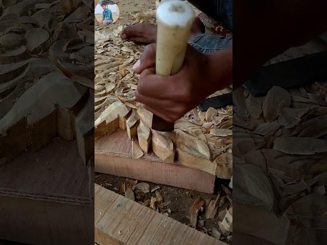 wood working Ajmat wood carving design project #woodworking