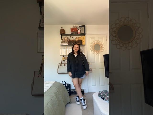 another pj shorts ootd #viral #trend #outfitinspo #midsizefashion#midsizestyle #ootd #outfitoftheday